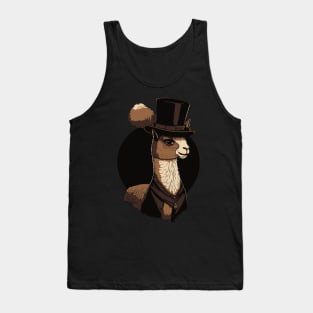 Alpaca Top Hat Tank Top